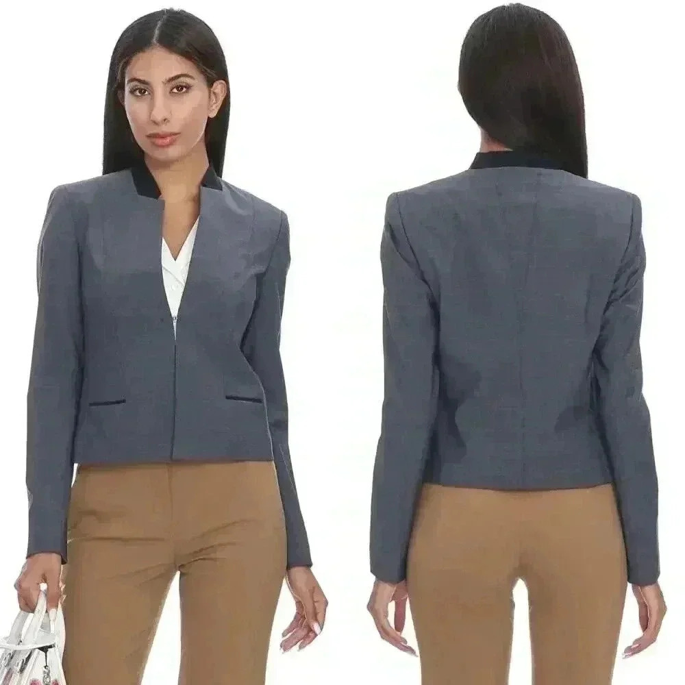 Elie Tahari Long Sleeve Corporate Blazer Jacket Womens Size 2